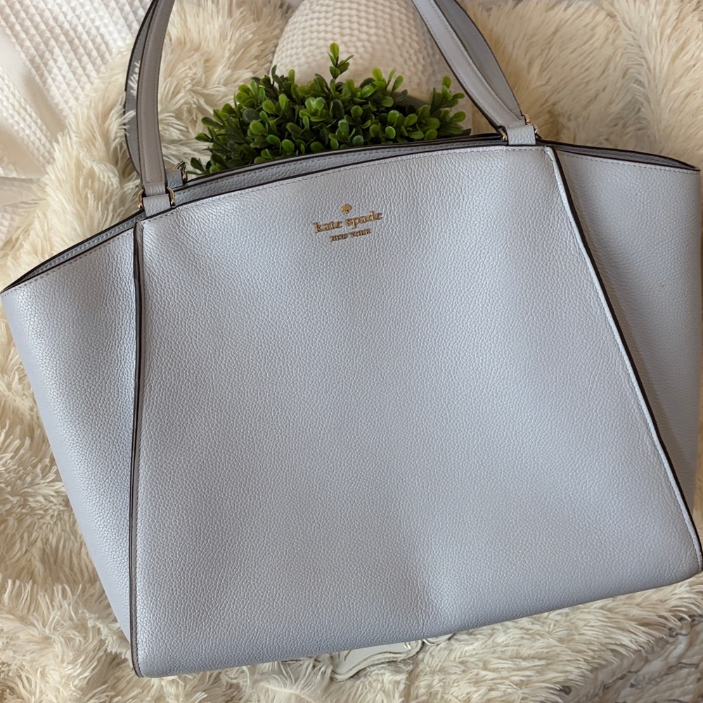 Kate Spade Light Blue Tote Shoulder Bag - Picture 6 of 16